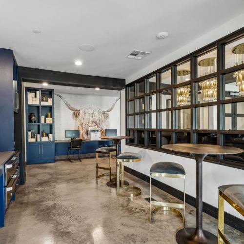 Kitchen area in clubhouse